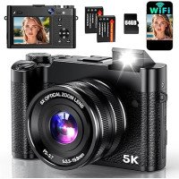 5K Digital Camera, 64MP Cameras for Photography 5K Digital Camera, 64MP Cameras for Photography
